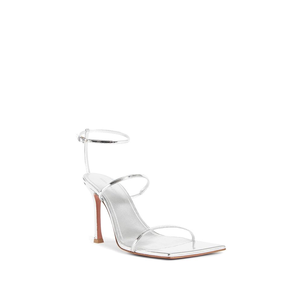 Amina Muaddi Maya Leather Sandals - ACCEXO
