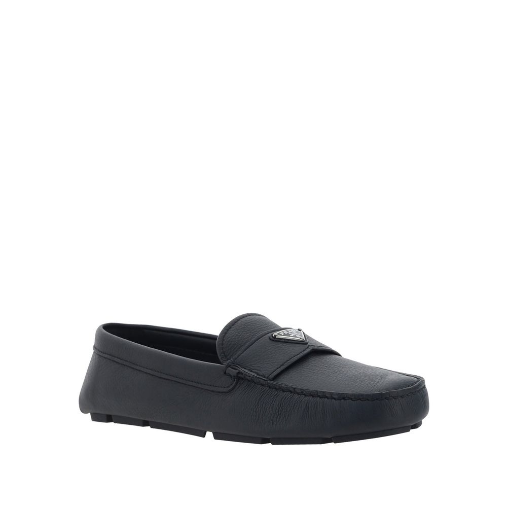 Prada Drive Leather Loafers - ACCEXO