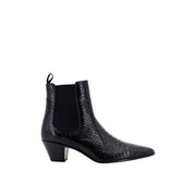 Celine Snake-Effect Leather Chelsea Boots - ACCEXO