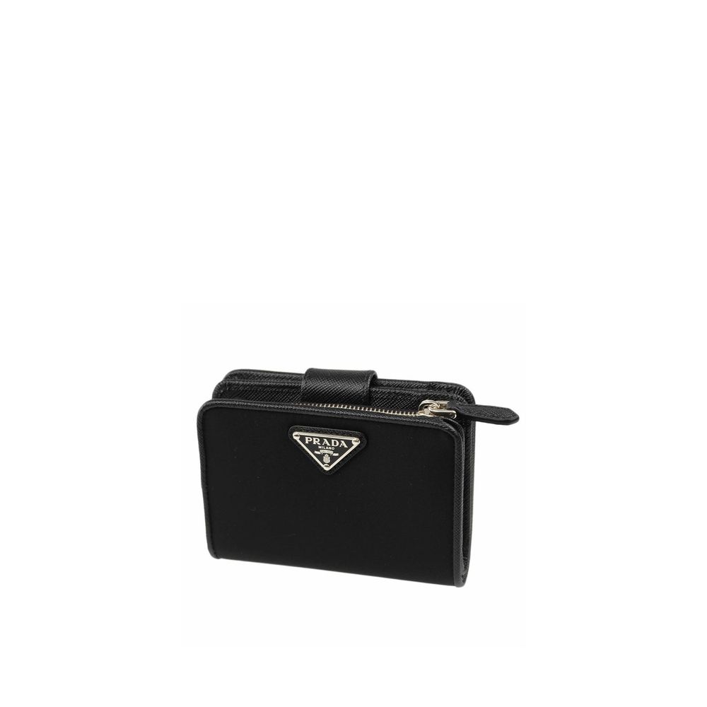Prada Nylon and Leather French Wallet - ACCEXO