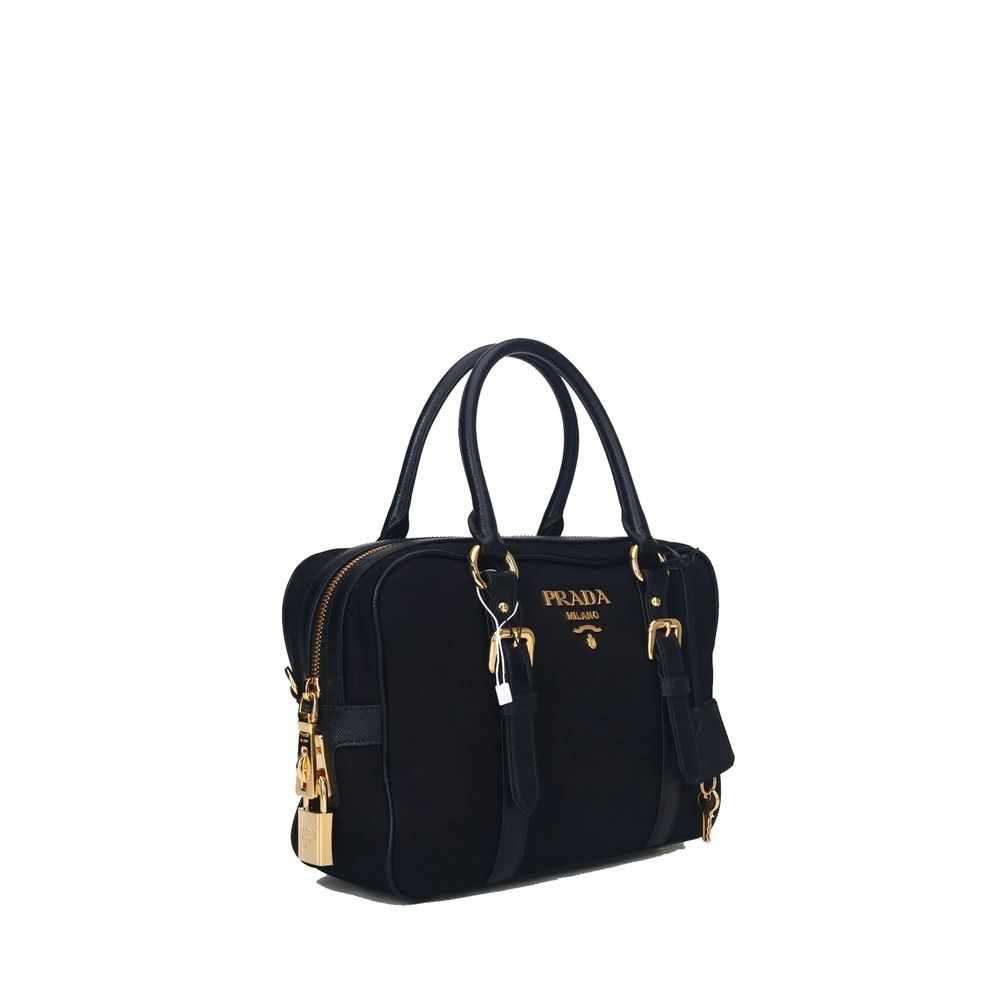 Prada Logo Nylon Top Hand Bag - ACCEXO