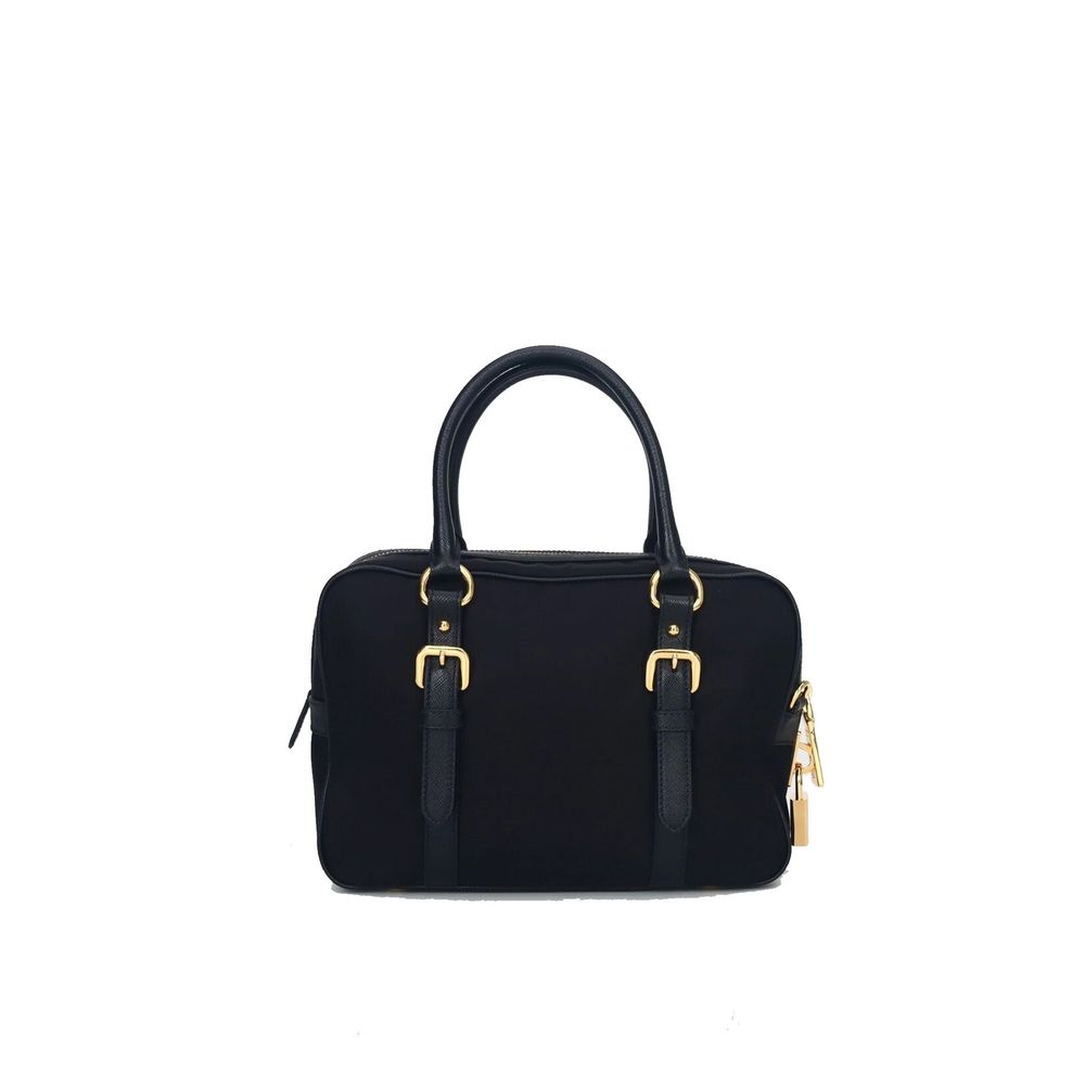 Prada Logo Nylon Top Hand Bag - ACCEXO