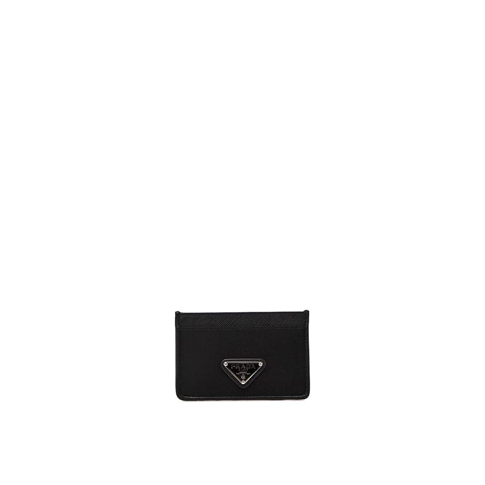 Prada Nylon And Leather Card Holder - ACCEXO