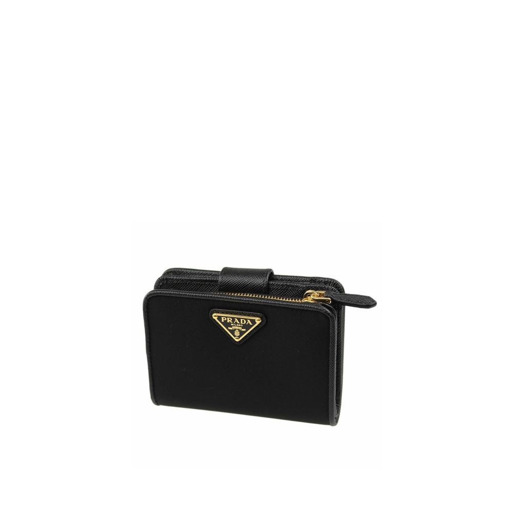 Prada Nylon and Leather French Wallet - ACCEXO