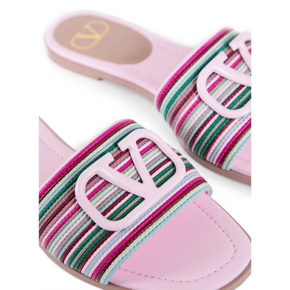 Valentino Garavani V Logo Signature Slides - ACCEXO