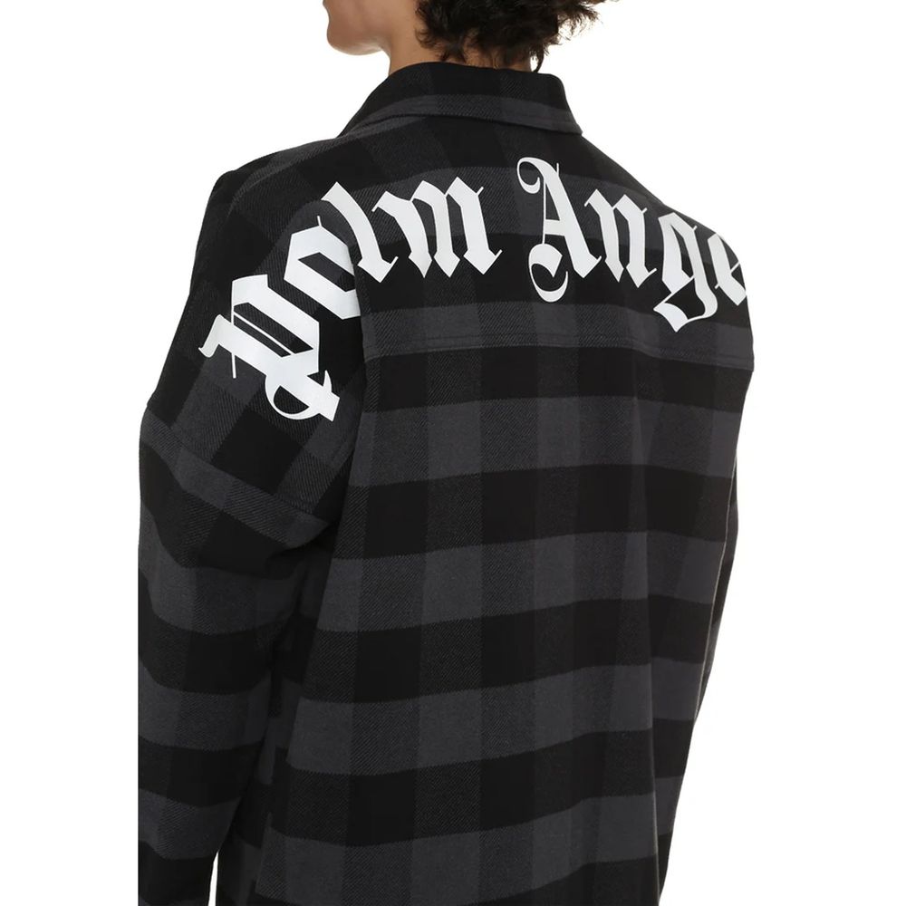 Palm Angels Logo Cotton Overshirt
