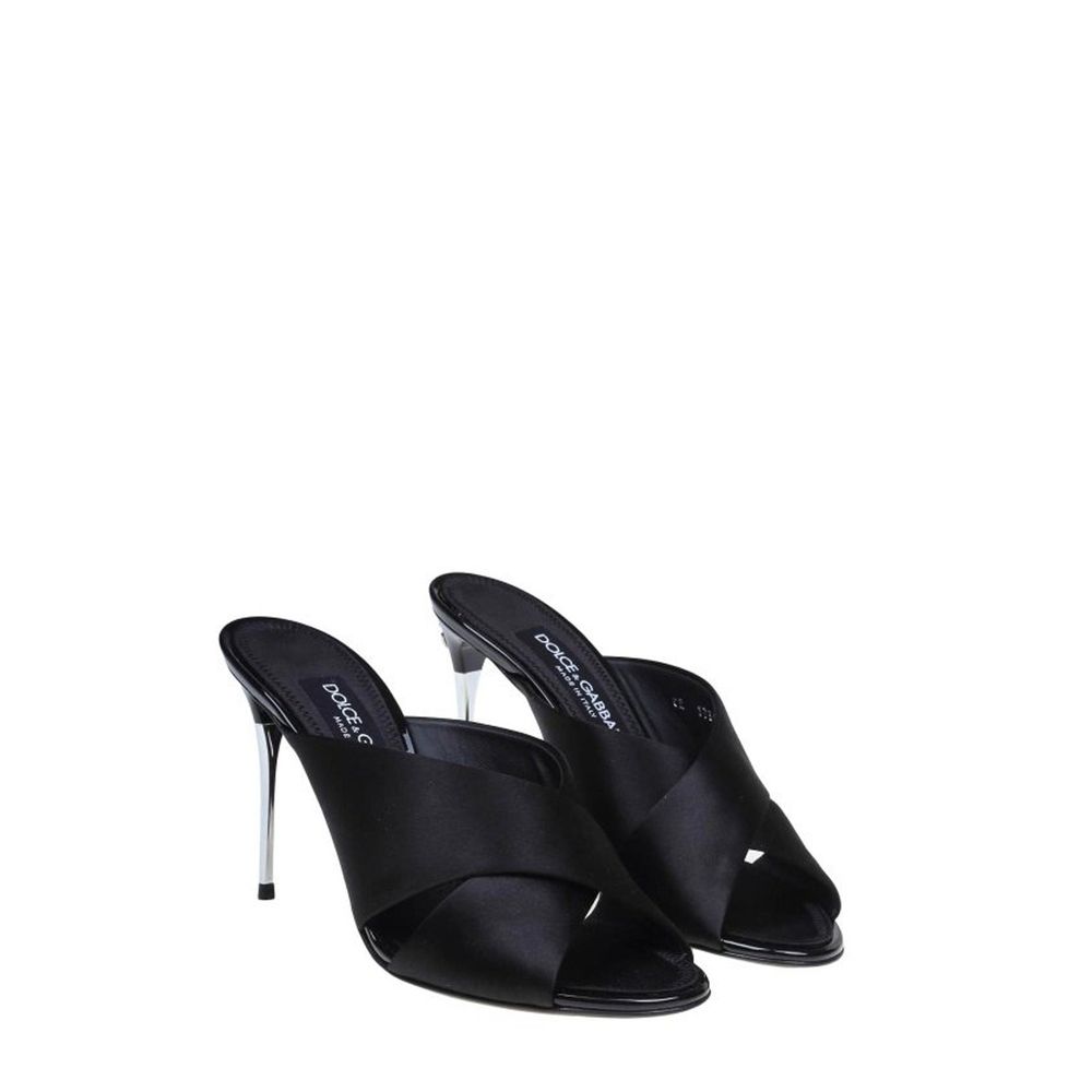Dolce & Gabbana Keira Satin Sandals - ACCEXO