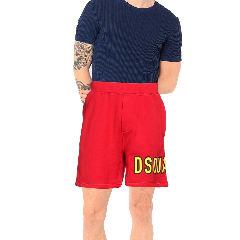 Dsquared² Cotton Logo Shorts - ACCEXO