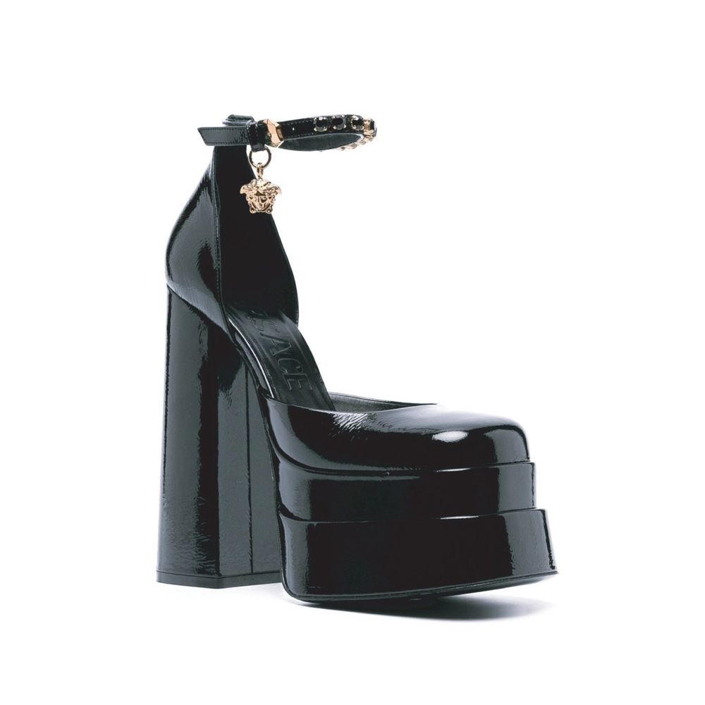 Versace Leather Platform Sandals - ACCEXO