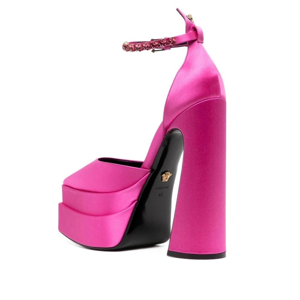 Versace Silk Satin Pumps - ACCEXO