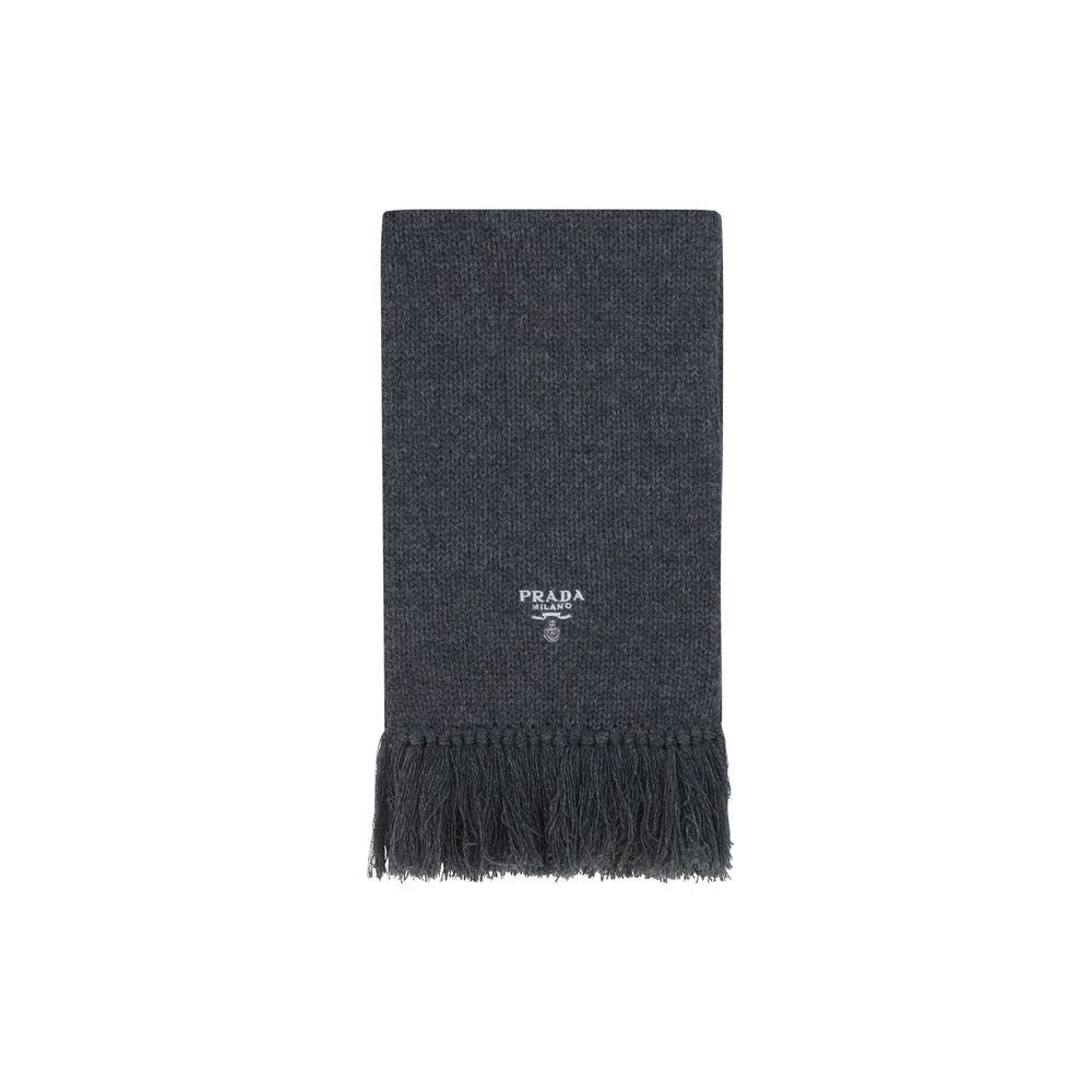Prada Cashmere Logo Scarf - ACCEXO
