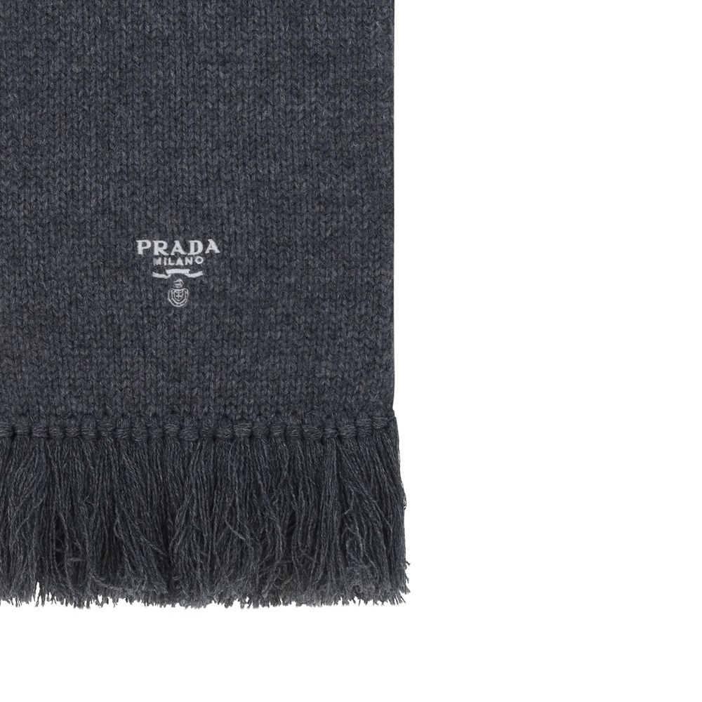 Prada Cashmere Logo Scarf - ACCEXO