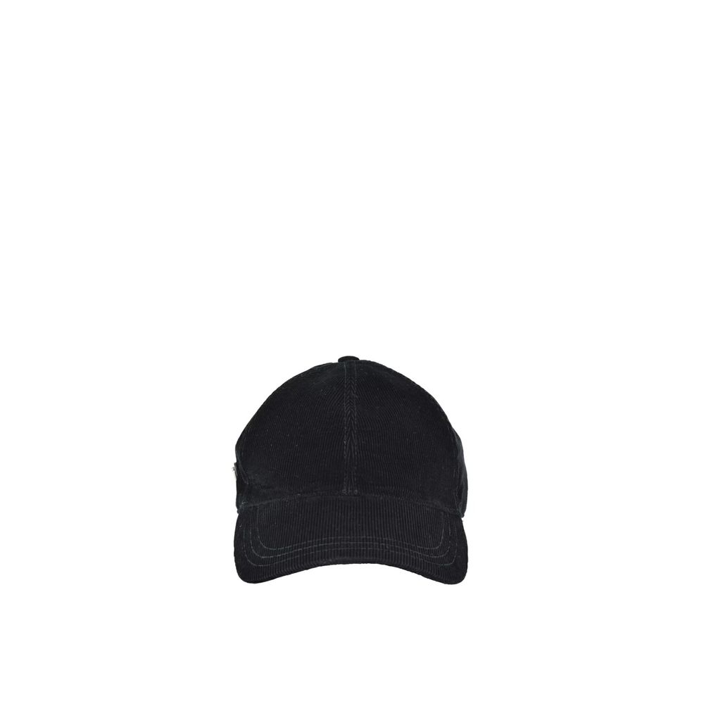 Prada Cotton Ribbed Hat - ACCEXO