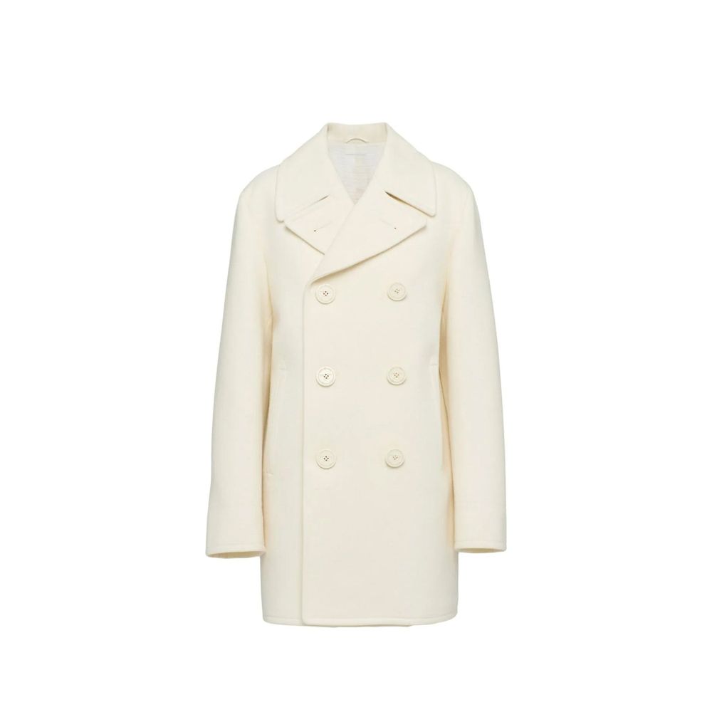Prada Double-Breasted Wool Coat - ACCEXO