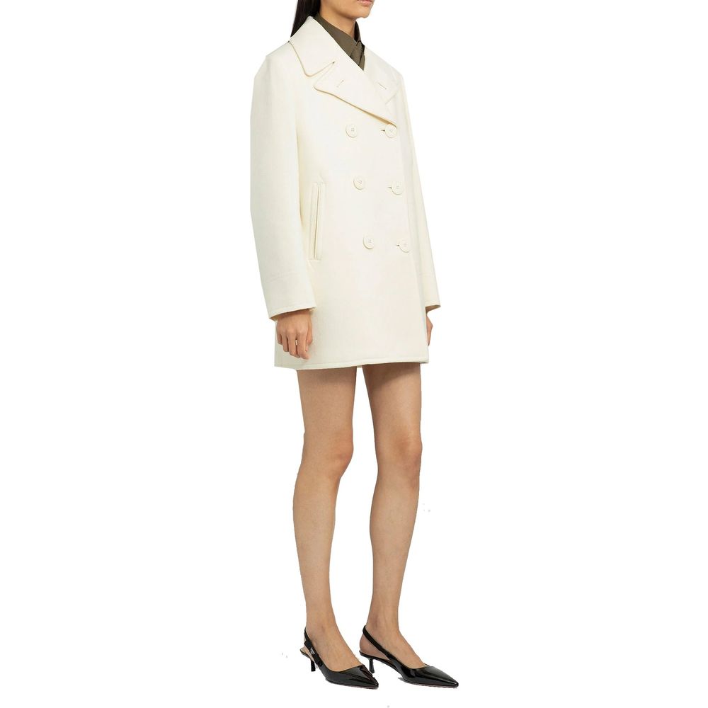 Prada Double-Breasted Wool Coat - ACCEXO