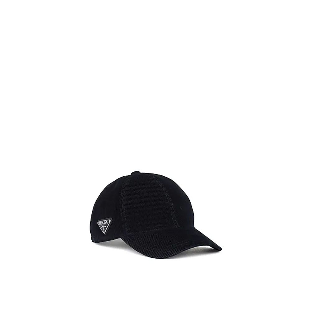 Prada Cotton Ribbed Hat - ACCEXO