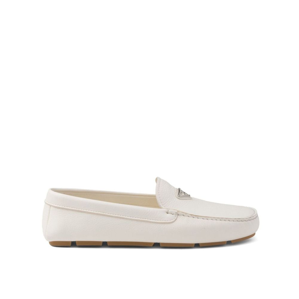 Prada Logo Leather Loafers - ACCEXO