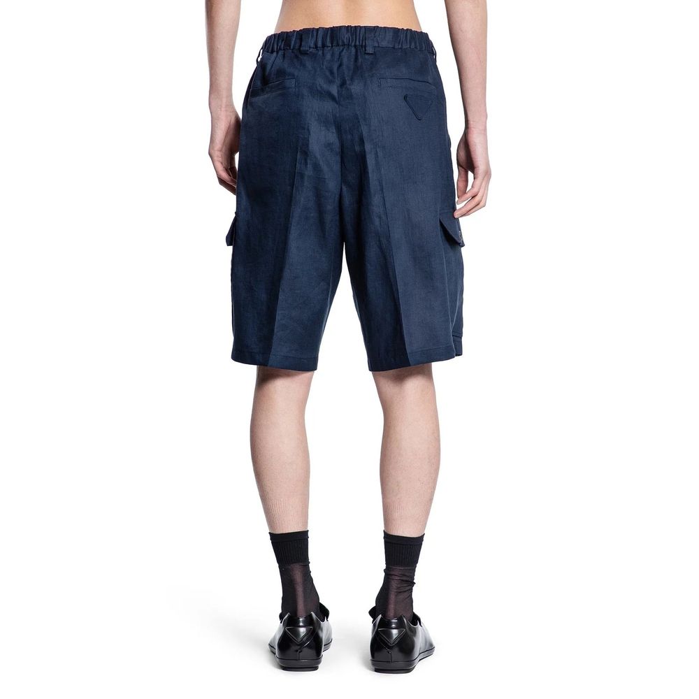 Prada Linen Bermuda - ACCEXO