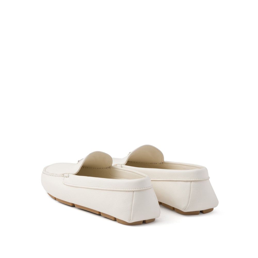 Prada Logo Leather Loafers - ACCEXO