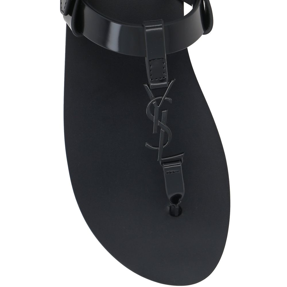 Saint Laurent Cassandre 05 Flat Sandals - ACCEXO