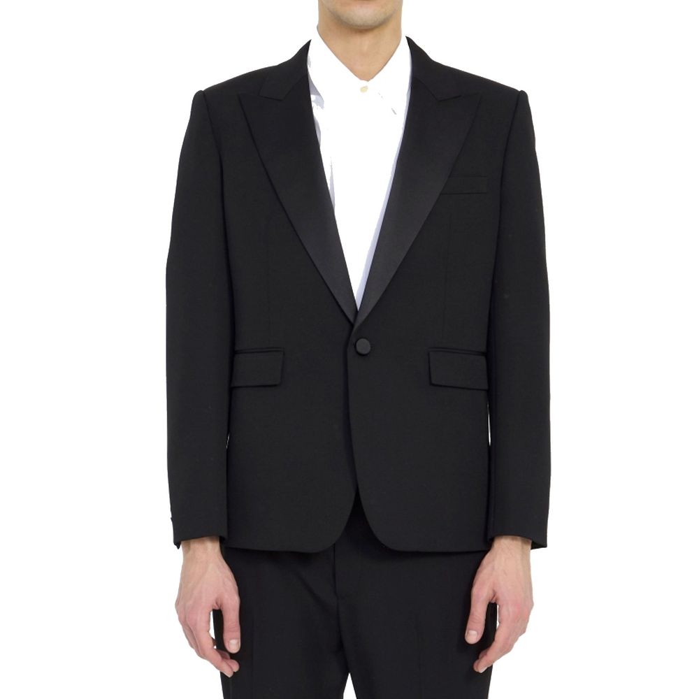Saint Laurent Grain De Poudre Smoking Jacket - ACCEXO
