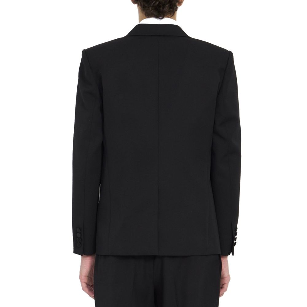 Saint Laurent Grain De Poudre Smoking Jacket - ACCEXO