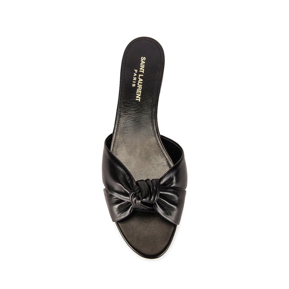 Saint Laurent Leather Slides - ACCEXO