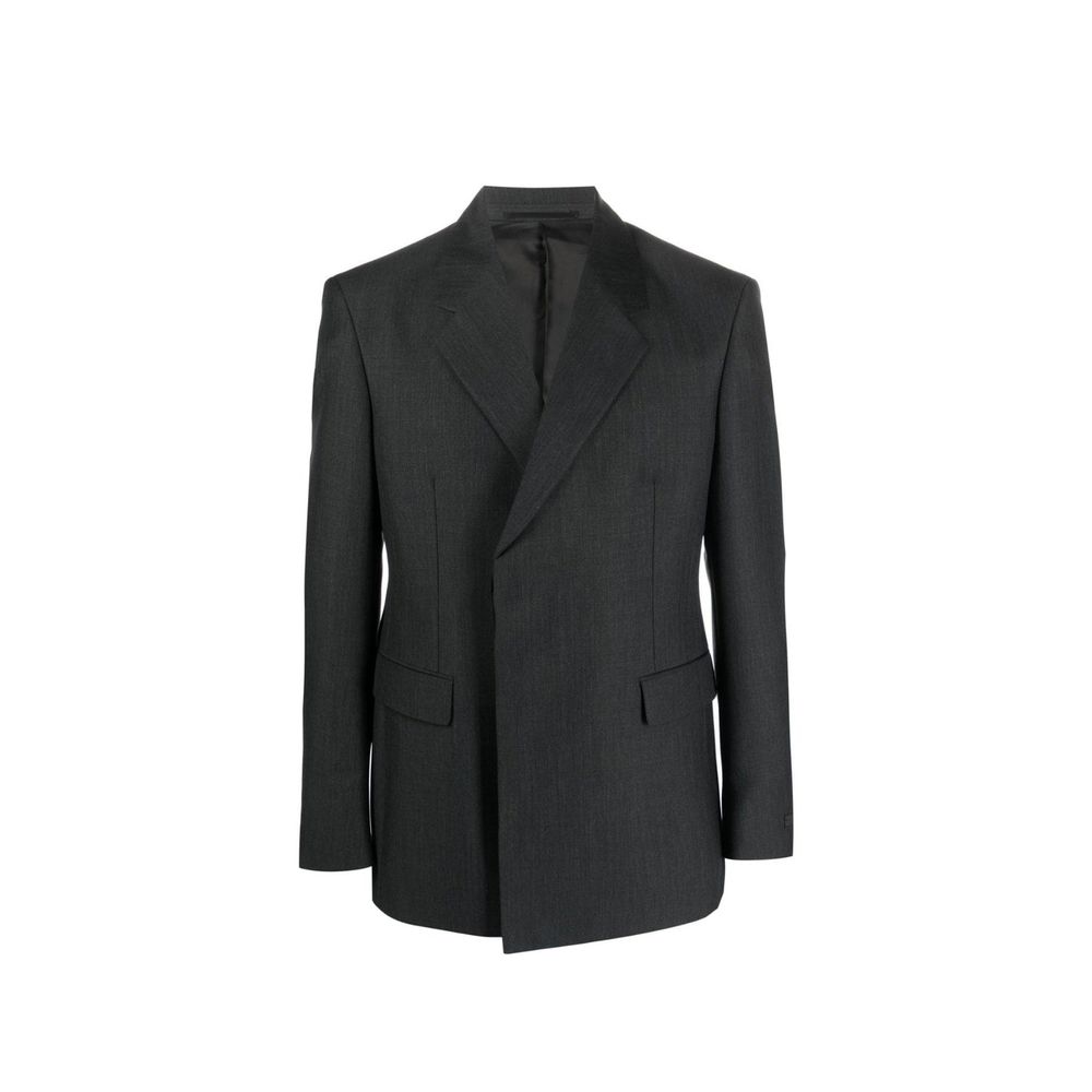 Prada Double-Breasted Wool Jacket - ACCEXO