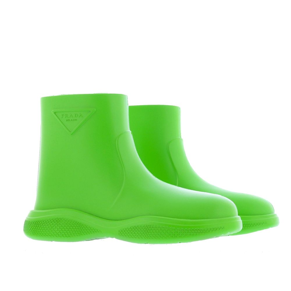 Prada Logo Rubber Boots - ACCEXO