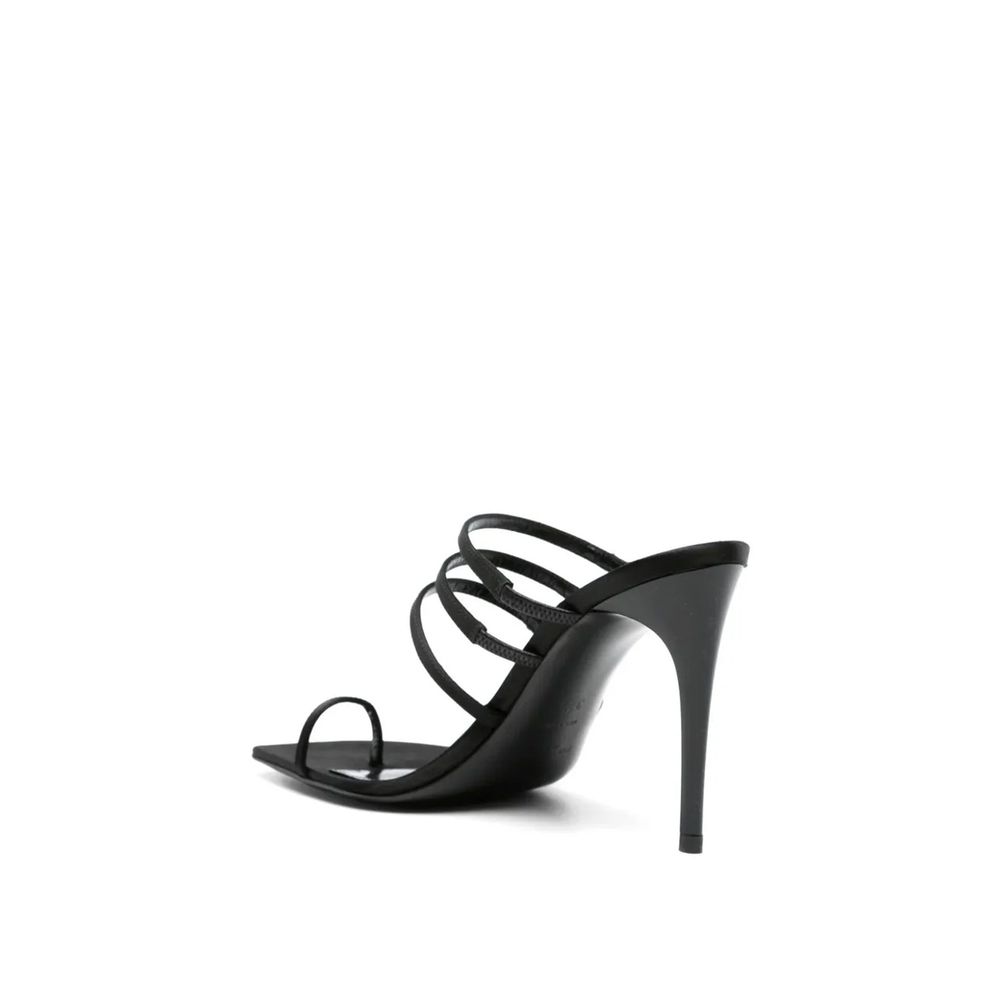 Saint Laurent Jerry 95 Satin Sandals - ACCEXO