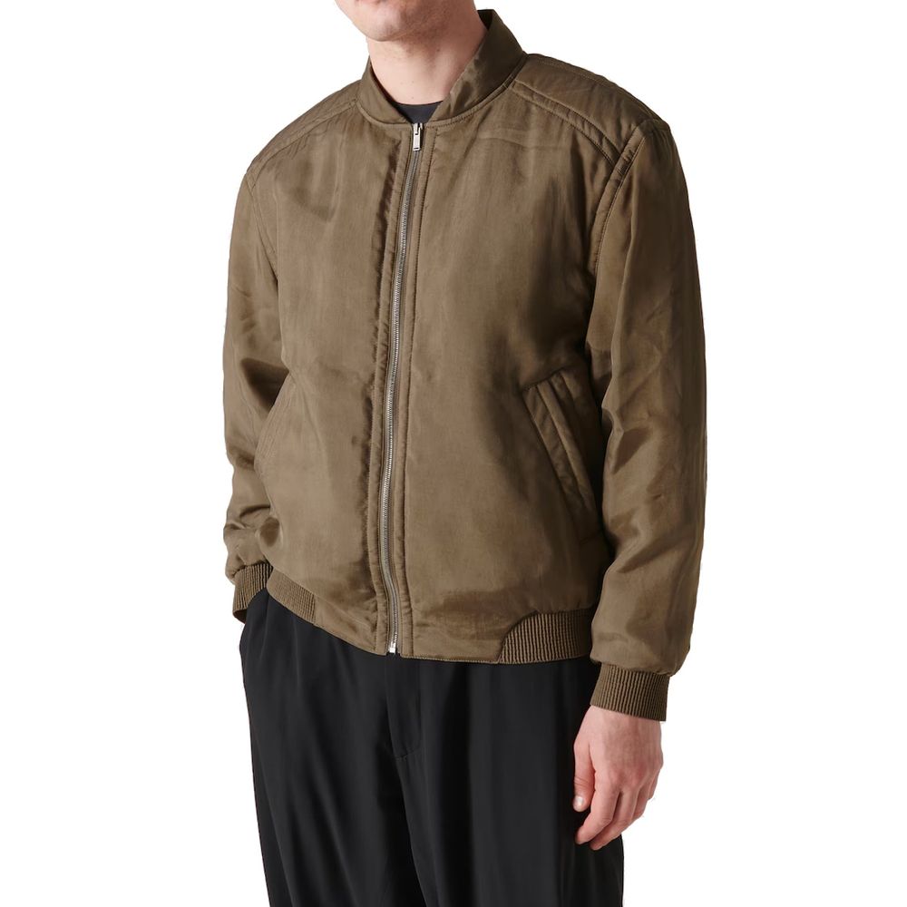 Saint Laurent Twill Teddy Bomber Jacket - ACCEXO