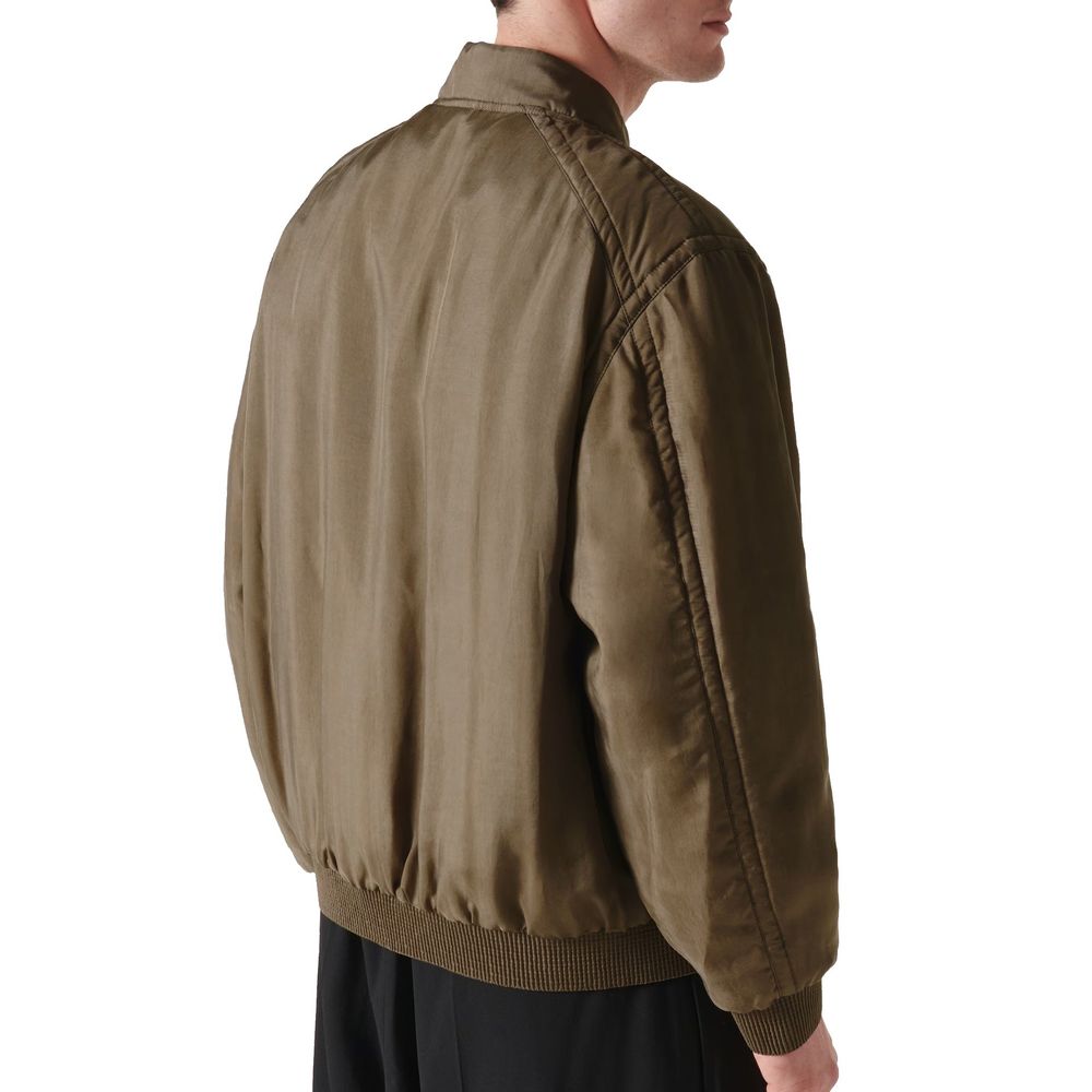 Saint Laurent Twill Teddy Bomber Jacket - ACCEXO
