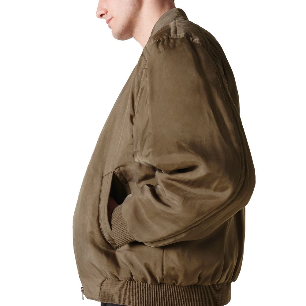 Saint Laurent Twill Teddy Bomber Jacket - ACCEXO