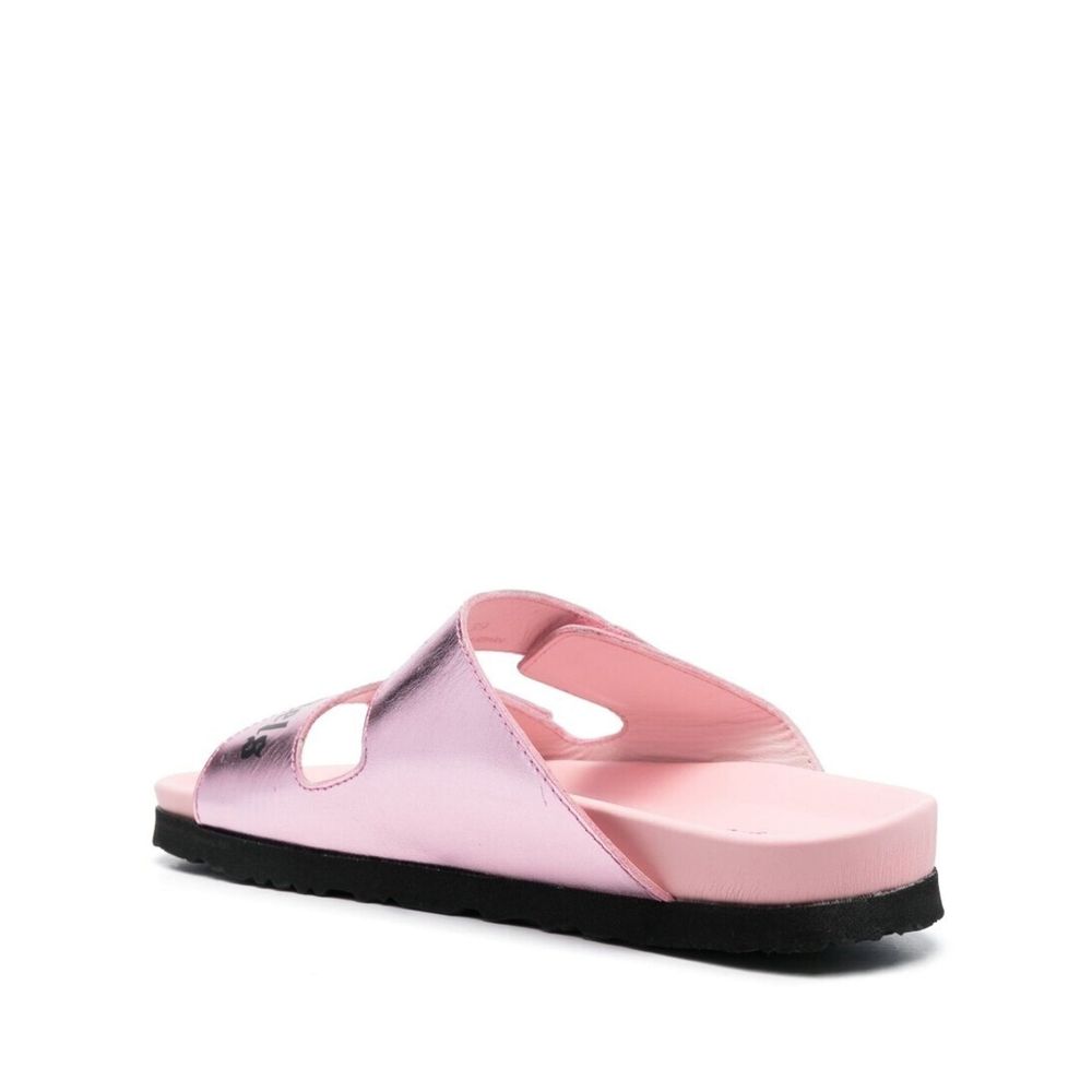 Palm Angels Leather Logo Sandals - ACCEXO