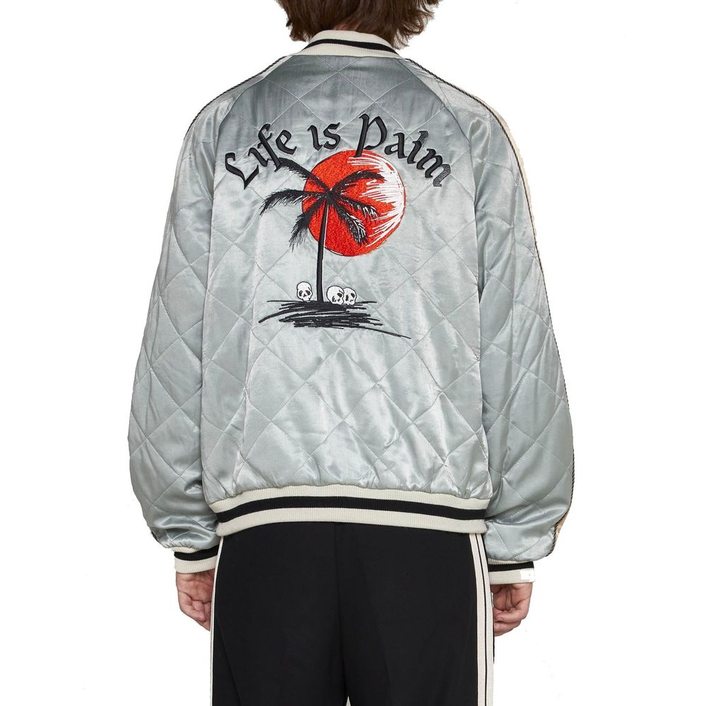 Palm Angels Quilted Logo Jacket - ACCEXO