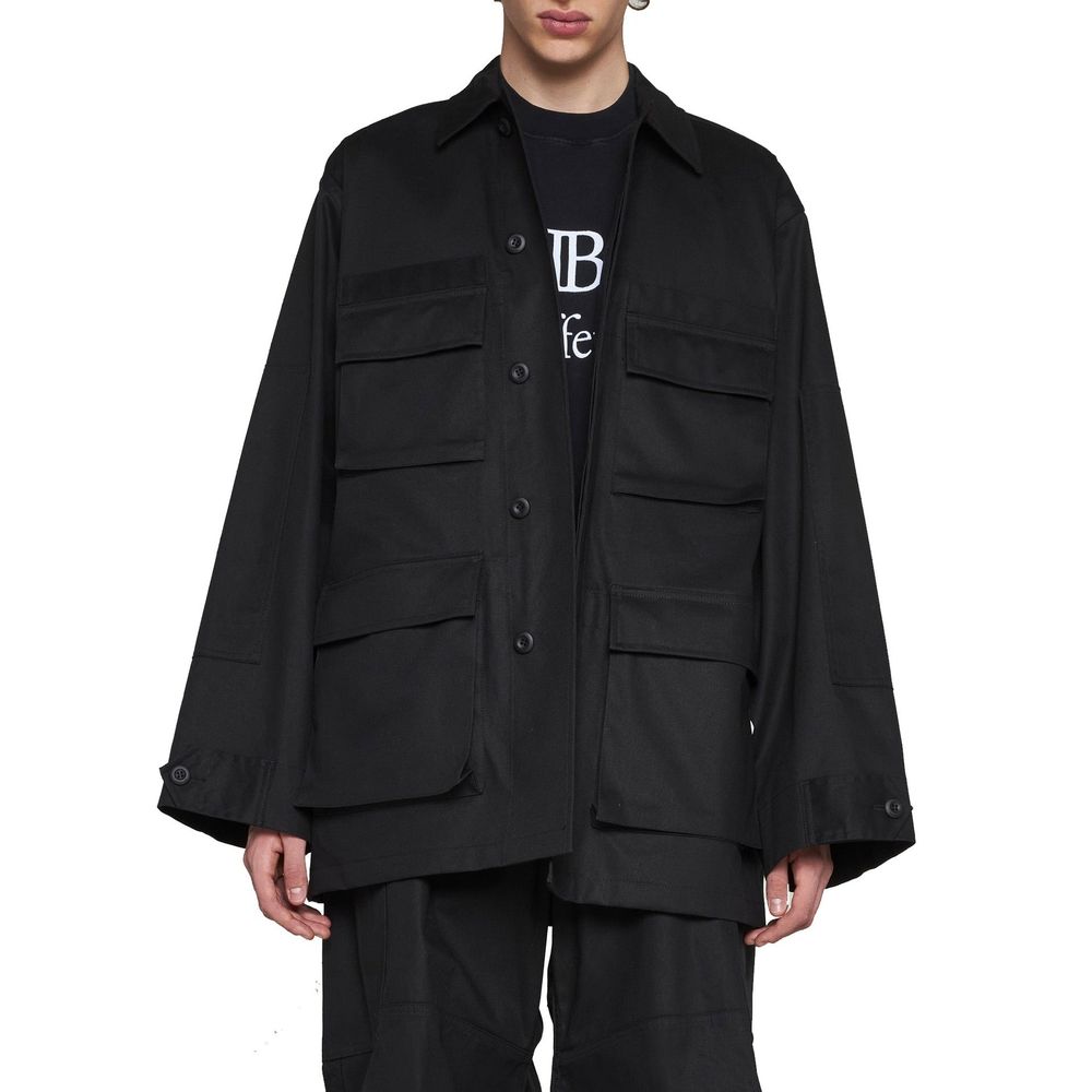 Balenciaga Multi-Pocket Cargo Shirt Jacket - ACCEXO
