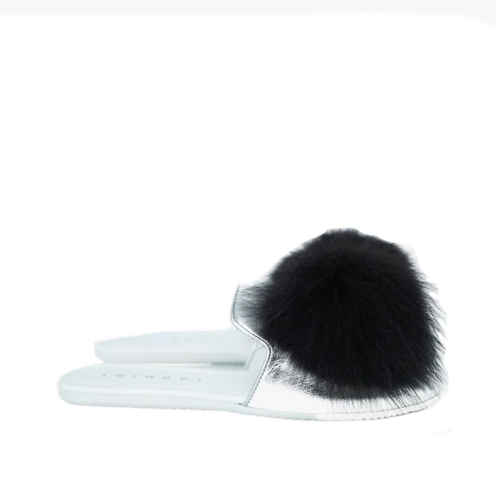 JOSHUA SANDERS Leather And Fur Mules - ACCEXO