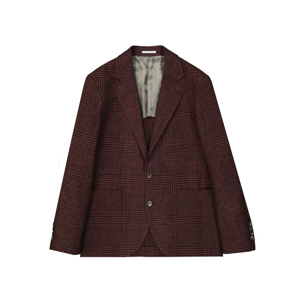 Brunello Cucinelli Tartan Wool Jacket - ACCEXO