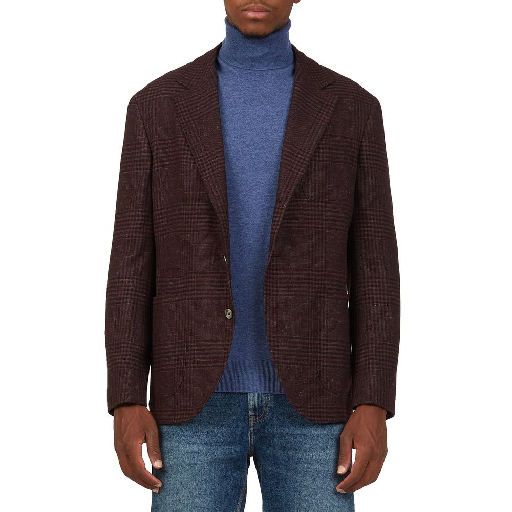 Brunello Cucinelli Tartan Wool Jacket - ACCEXO