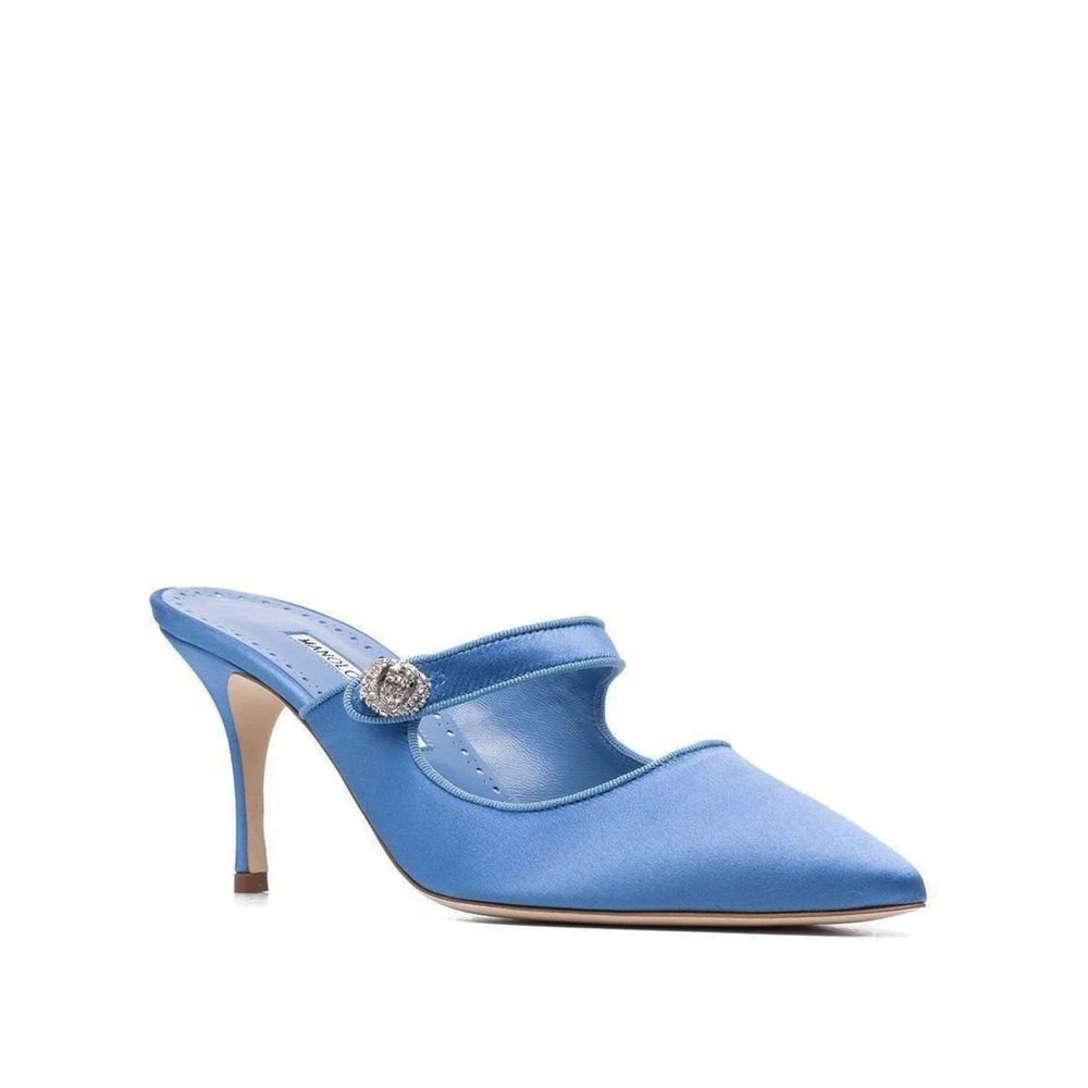 Manolo Blahnik Camparimu Jewel 070 Mules - ACCEXO