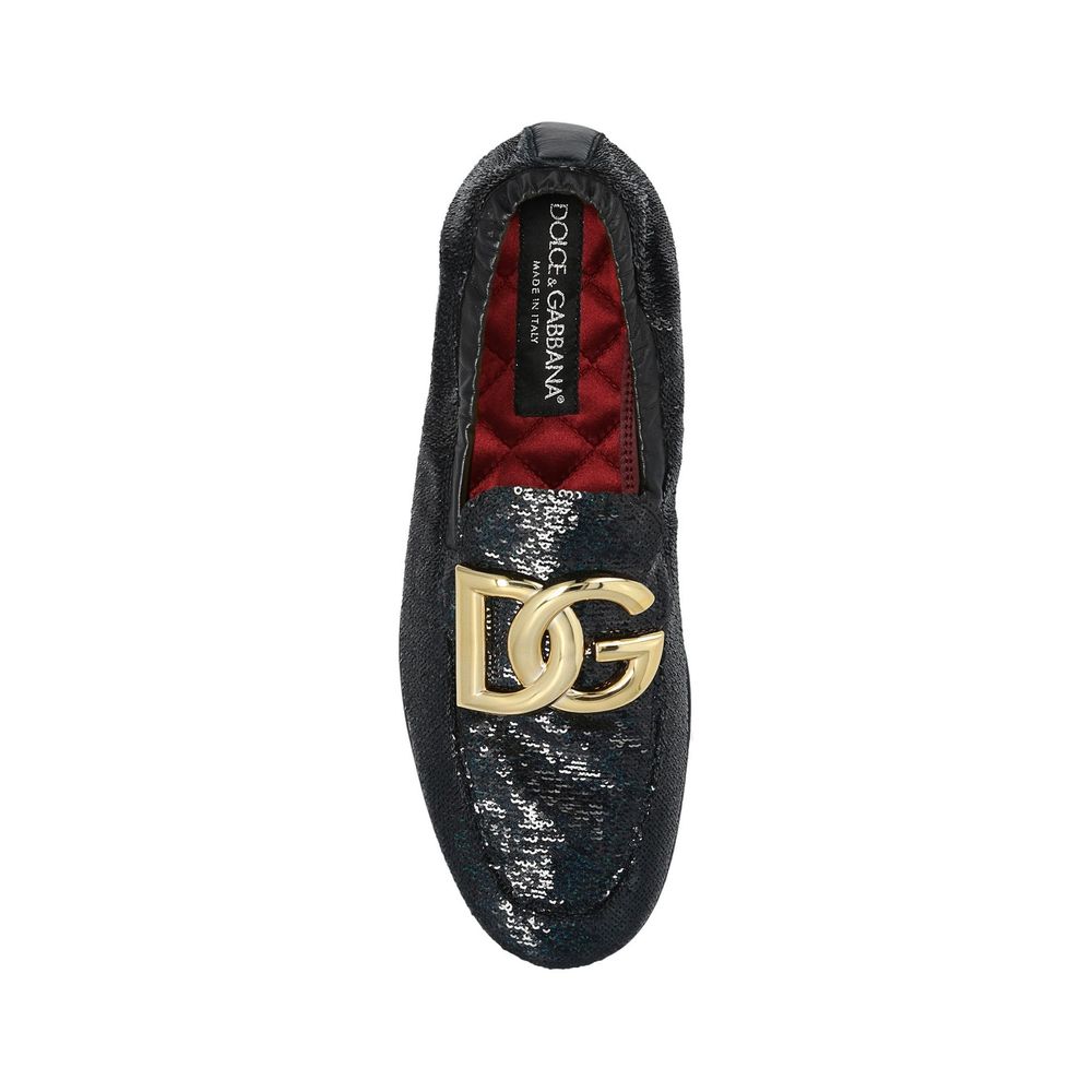 Dolce & Gabbana Ariosto Paillettes Loafers - ACCEXO