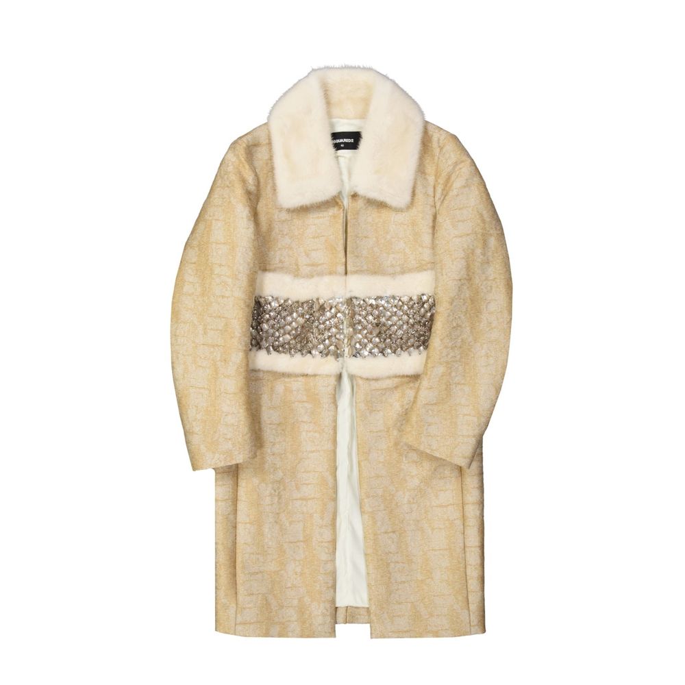 Dsquared² Crystal Embellished Coat - ACCEXO