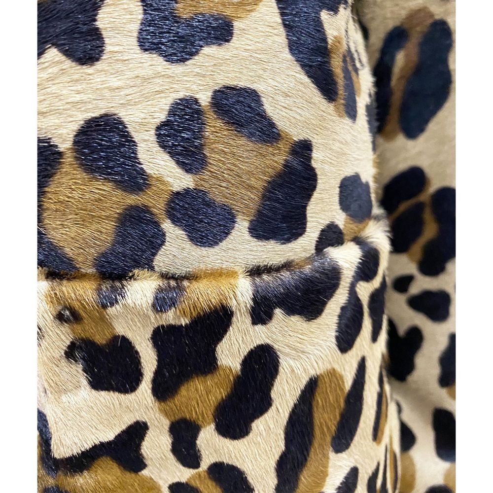 Dsquared² Leopard Calf Hair Cropped Jacket - ACCEXO