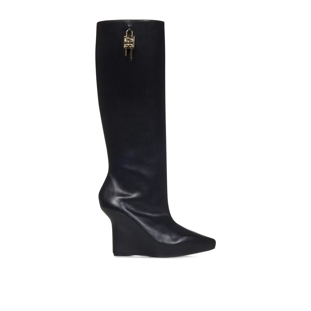 Givenchy G-Lock Leather Boots - ACCEXO