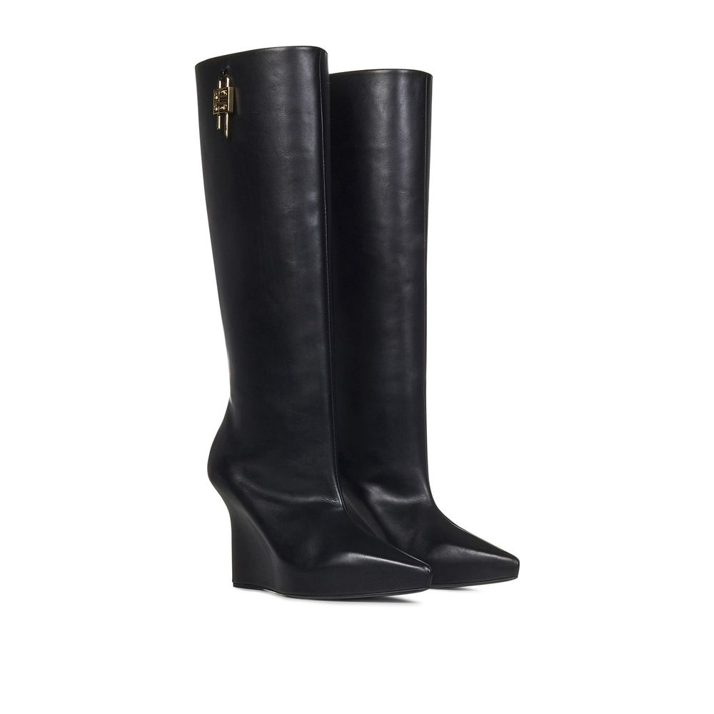 Givenchy G-Lock Leather Boots - ACCEXO