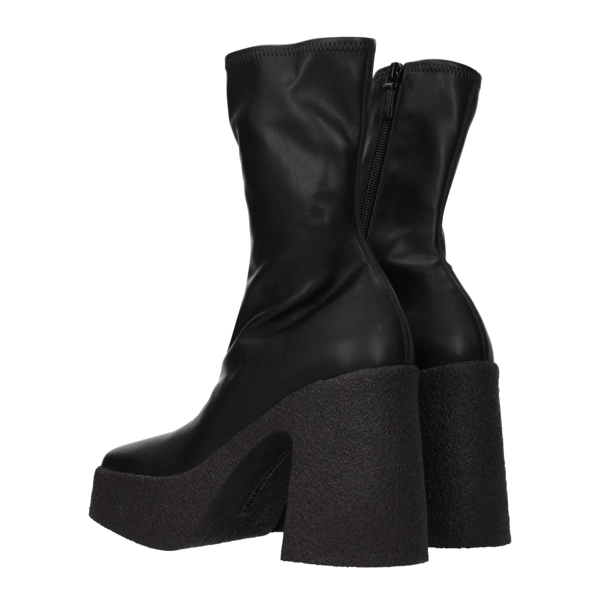 Stella McCartney Black Leather Ankle - ACCEXO