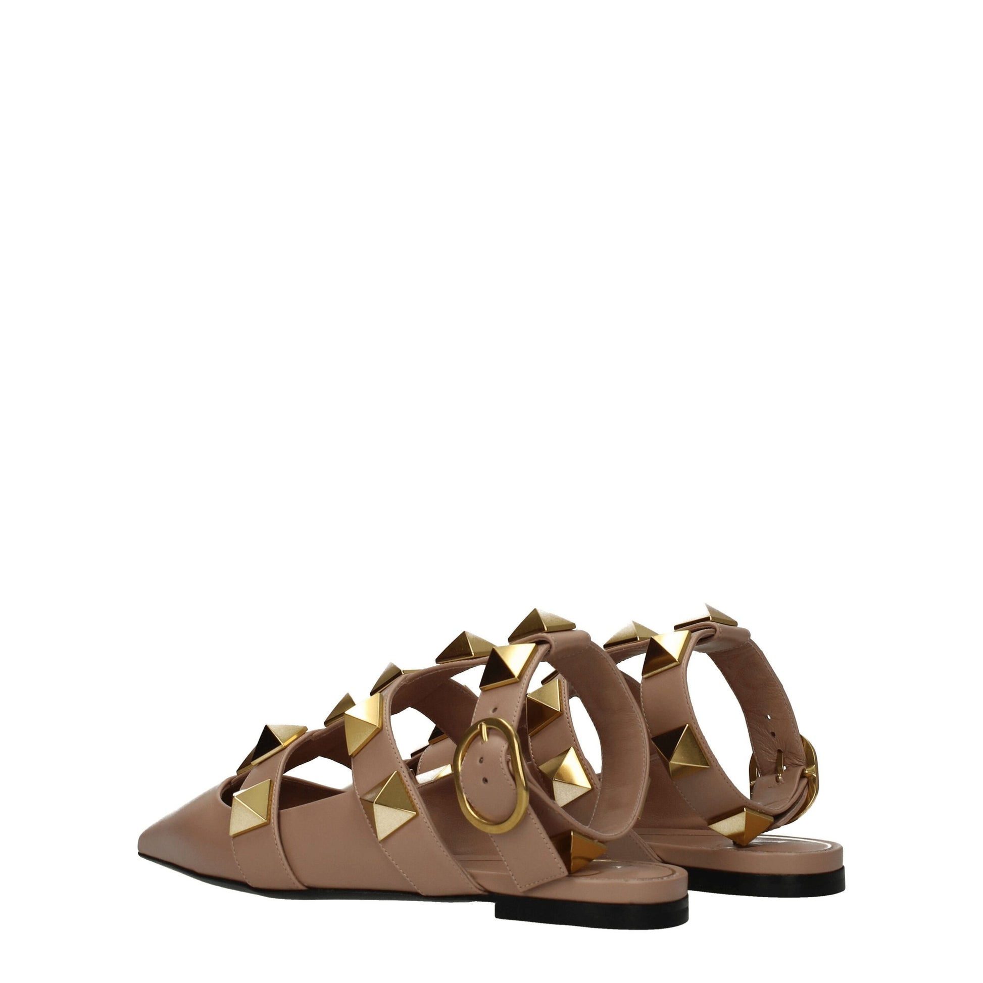Valentino Garavani Pink Leather Sandal - ACCEXO