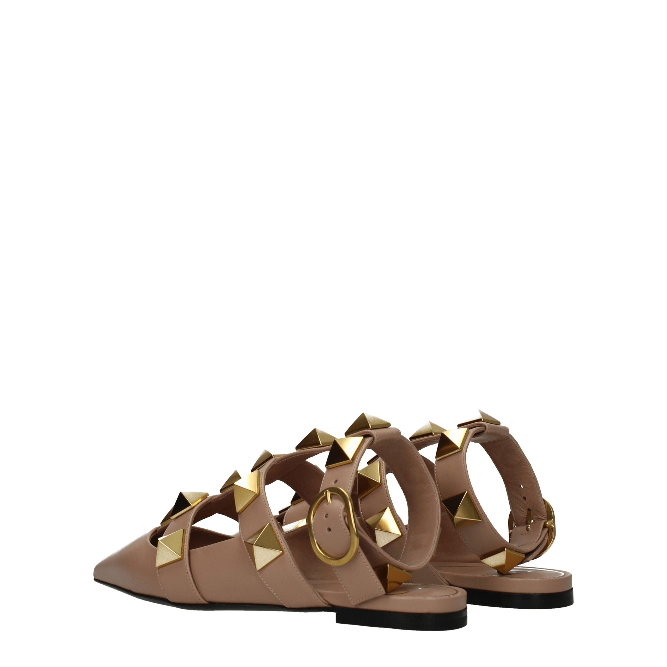 Valentino Garavani Pink Leather Sandal - ACCEXO