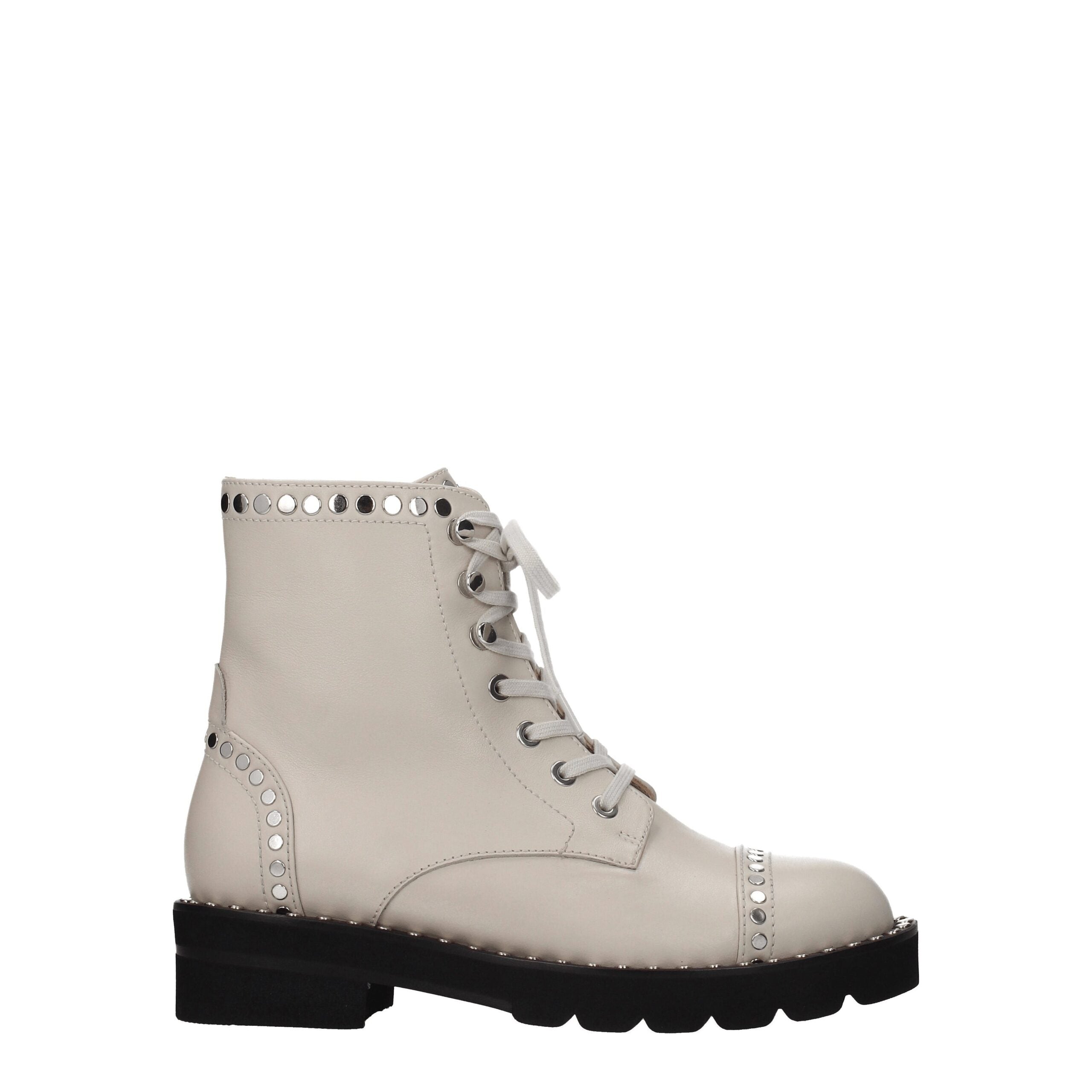 Stuart Weitzman Beige Leather Ankle - ACCEXO