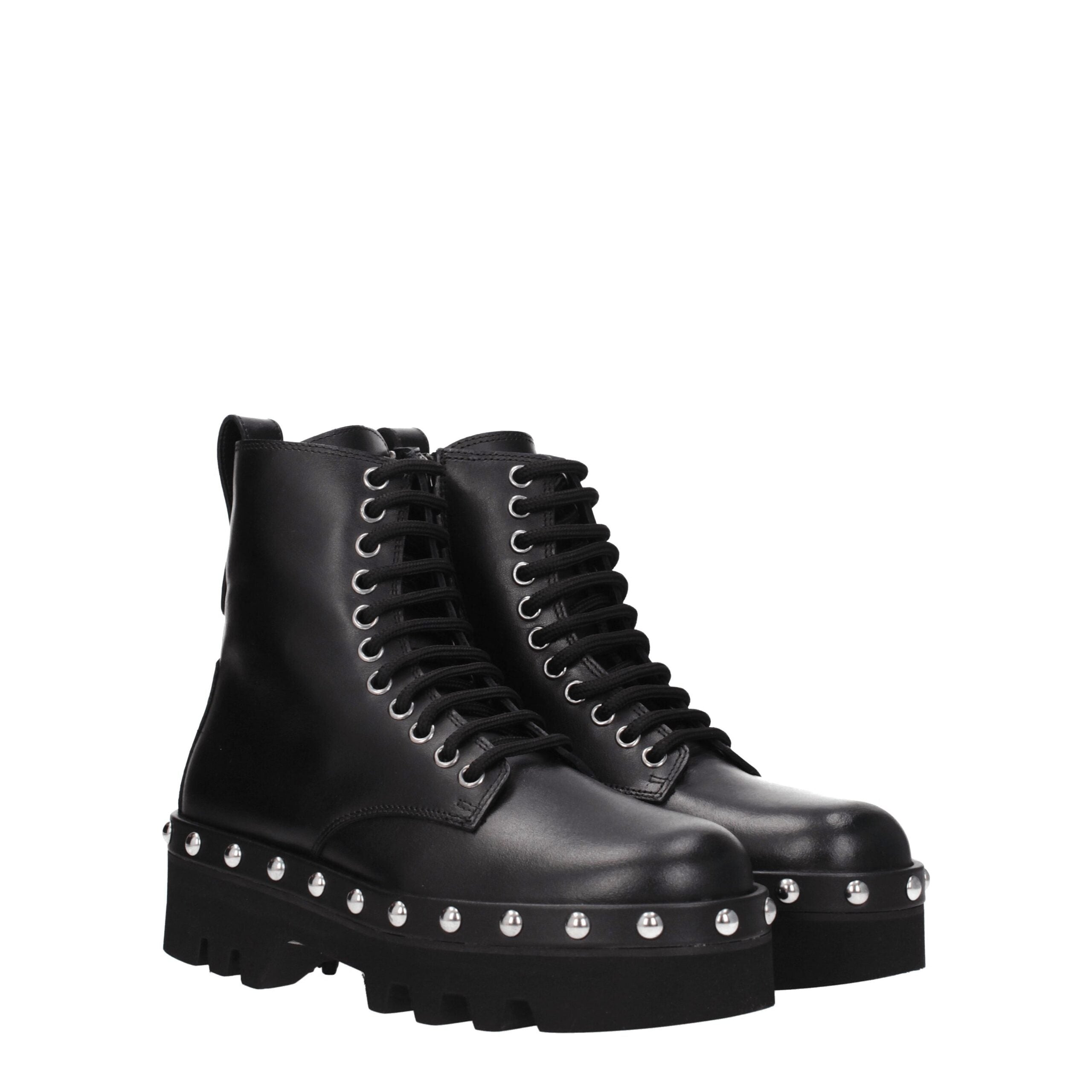 Furla Black Leather Ankle